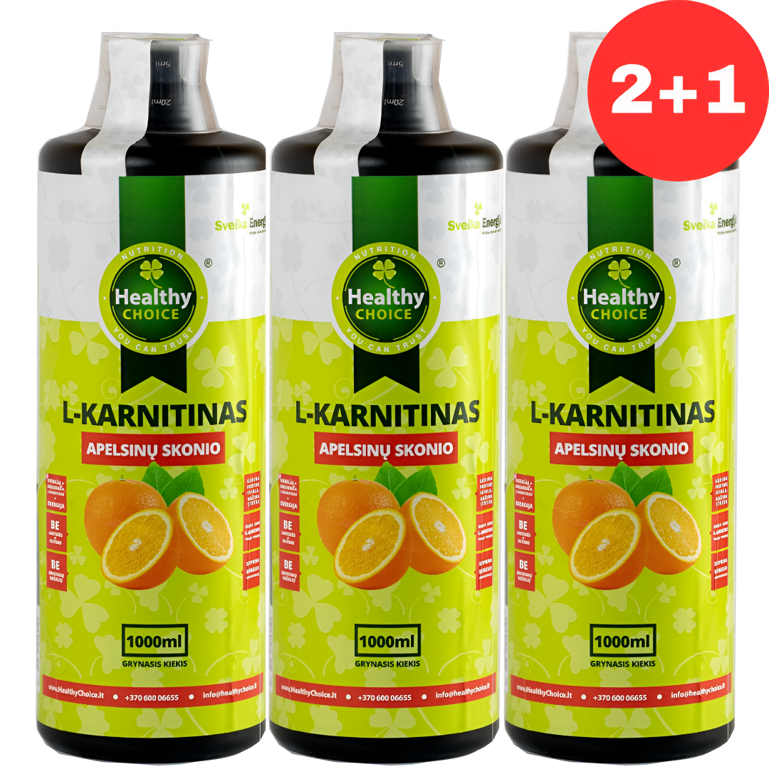 Healthy Choice L-KARNITIINI Apelsinimaitse - 1000 ml (1)