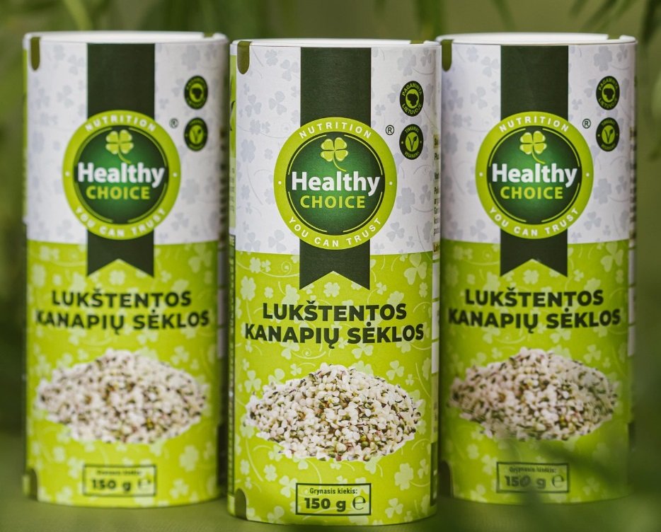 Healthy Choice Kooritud kanepiseemned, hind 150g