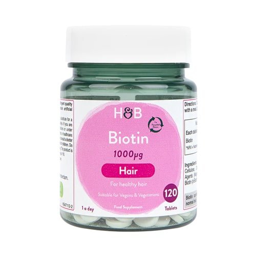 Holland & Barrett Biotin 1000mcg 120 tabletti
