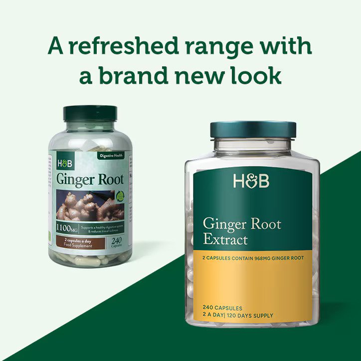Holland & Barrett Ginger Root Extract - 120 caps price promotion
