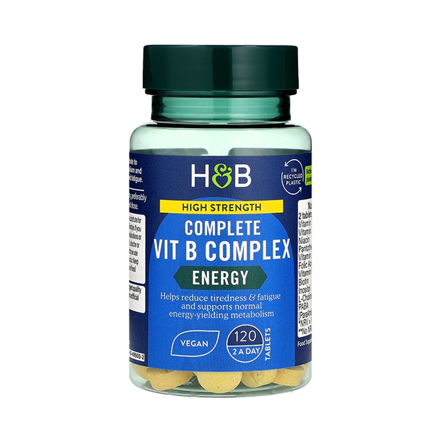 Holland & Barrett High Strength Complete Vit B Complex – 120 tabletti hinnapakkumine