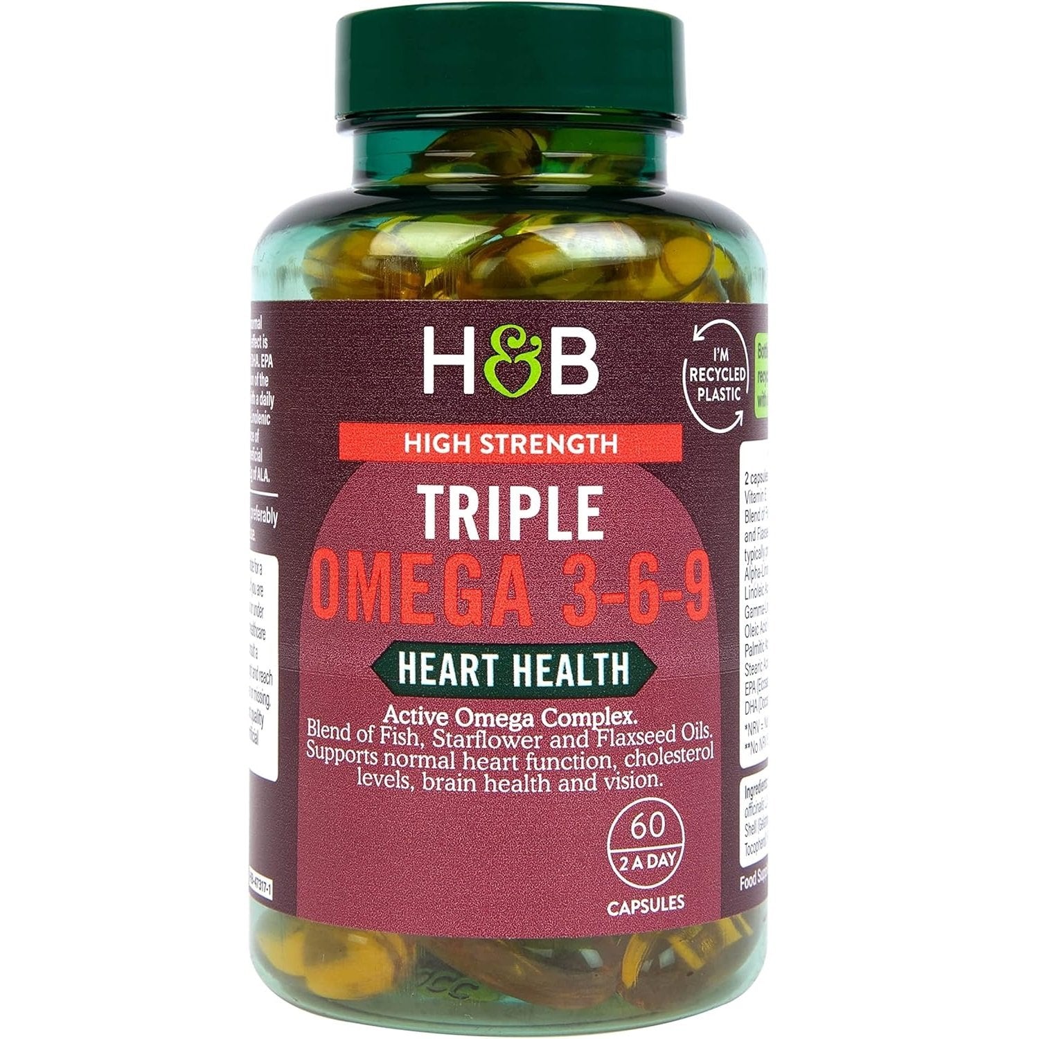 Holland & Barrett High Strength Triple Omega 3-6-9 - 60 caps price