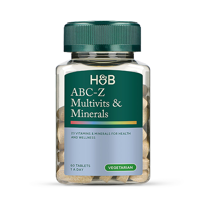 Holland & Barrett Multivits & Minerals ABC-Z 60 taimetoidu tableti hind