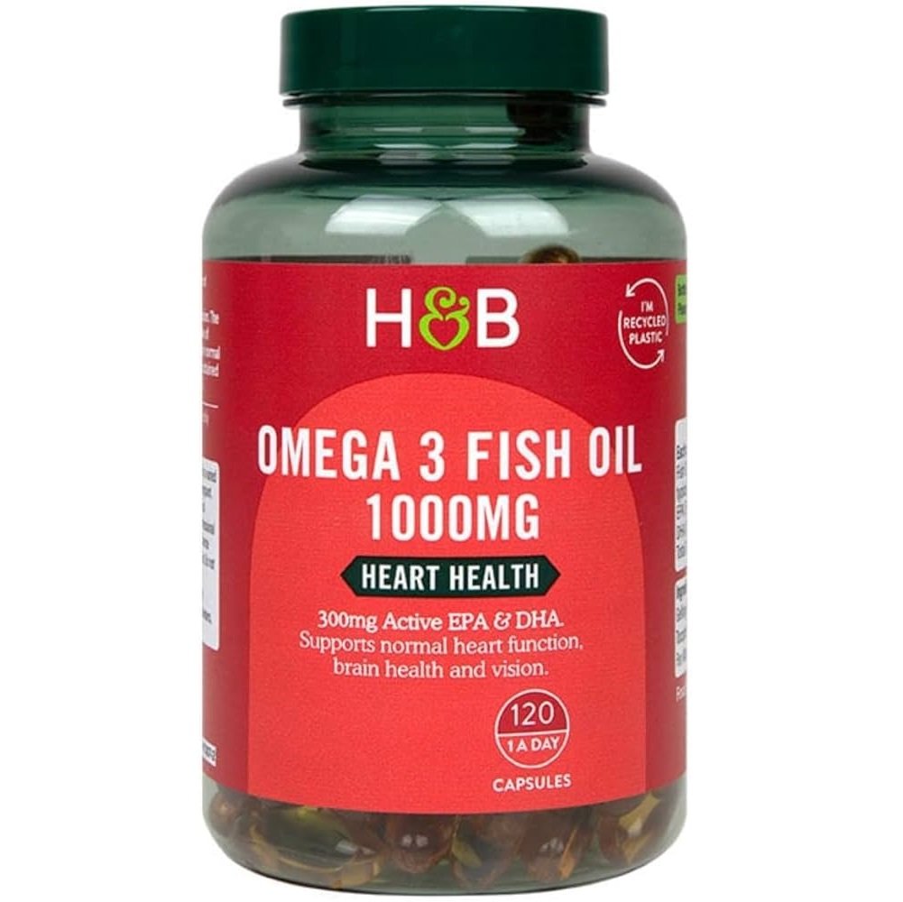 Holland & Barrett Omega 3 Fish Oil, 1000mg - 120 caps price