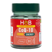Holland & Barrett Super Strength Co-Q10 200mg 30 Capsules price