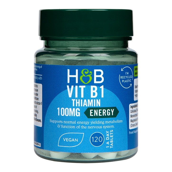 Holland & Barrett Vitamiin B1 Tiamiin 100mg, tableti hind