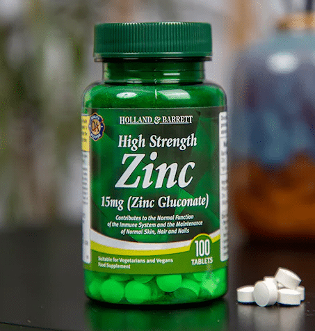 Holland & Barrett Zinc Gluconate 15 mg - 100 tablets price