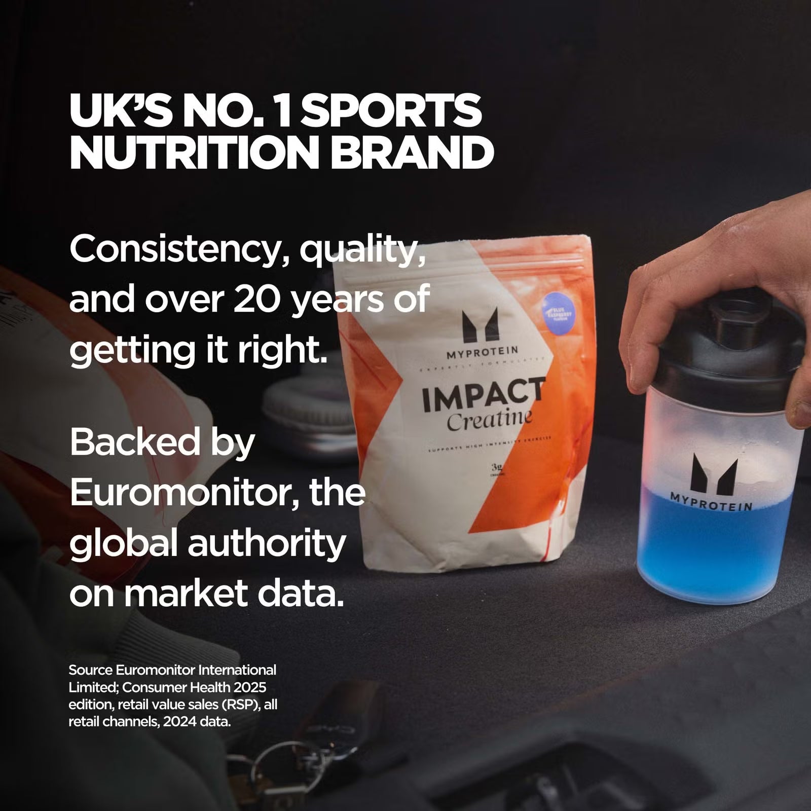 Myprotein Impact Creatine 250g creatine