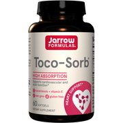 Jarrow Formulas Toco-Sorb High Absorption, tocotrienoliai ir vitaminas E, 60 kapsulių
