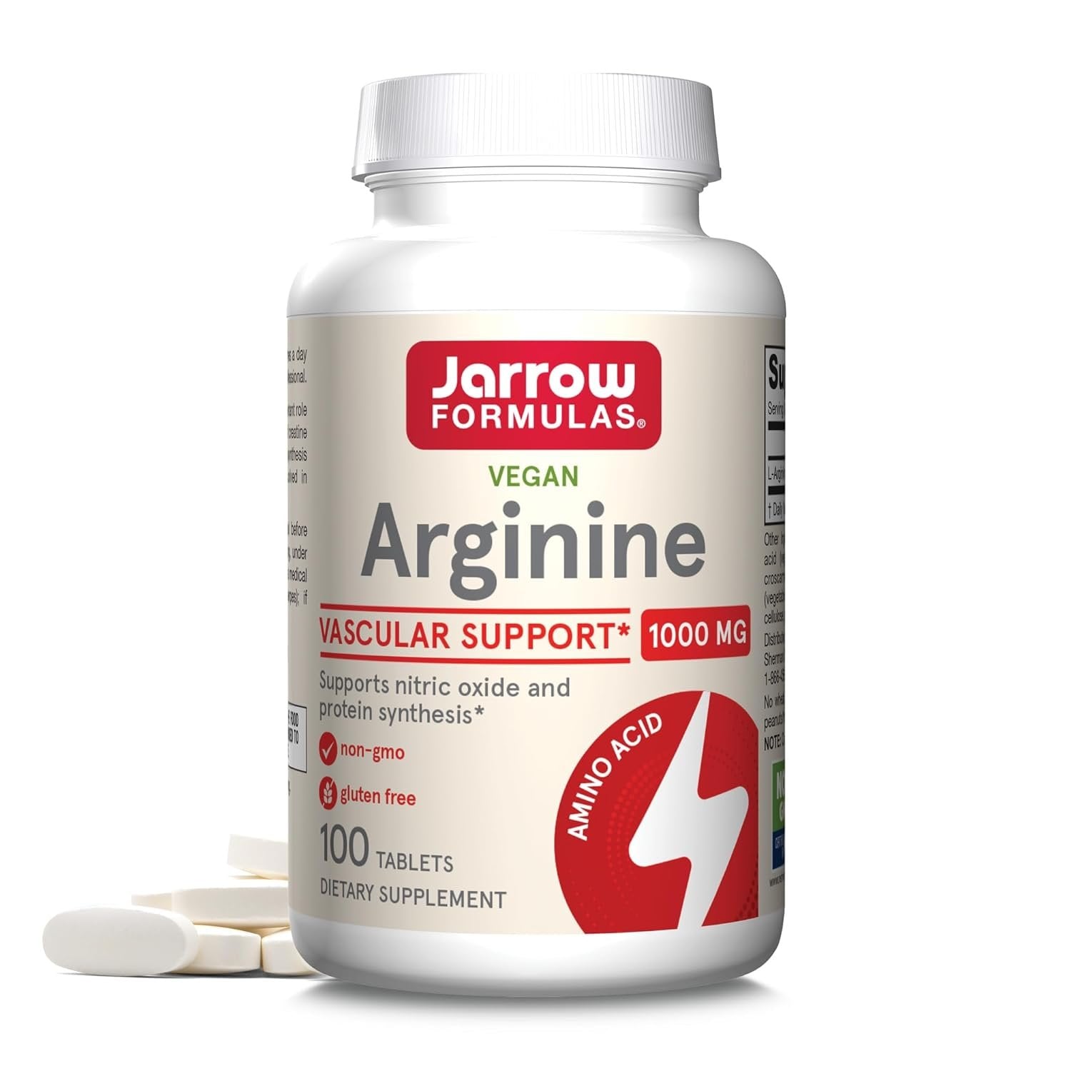 Jarrow Formulas Arginiin, 1000mg - 100 tabletti