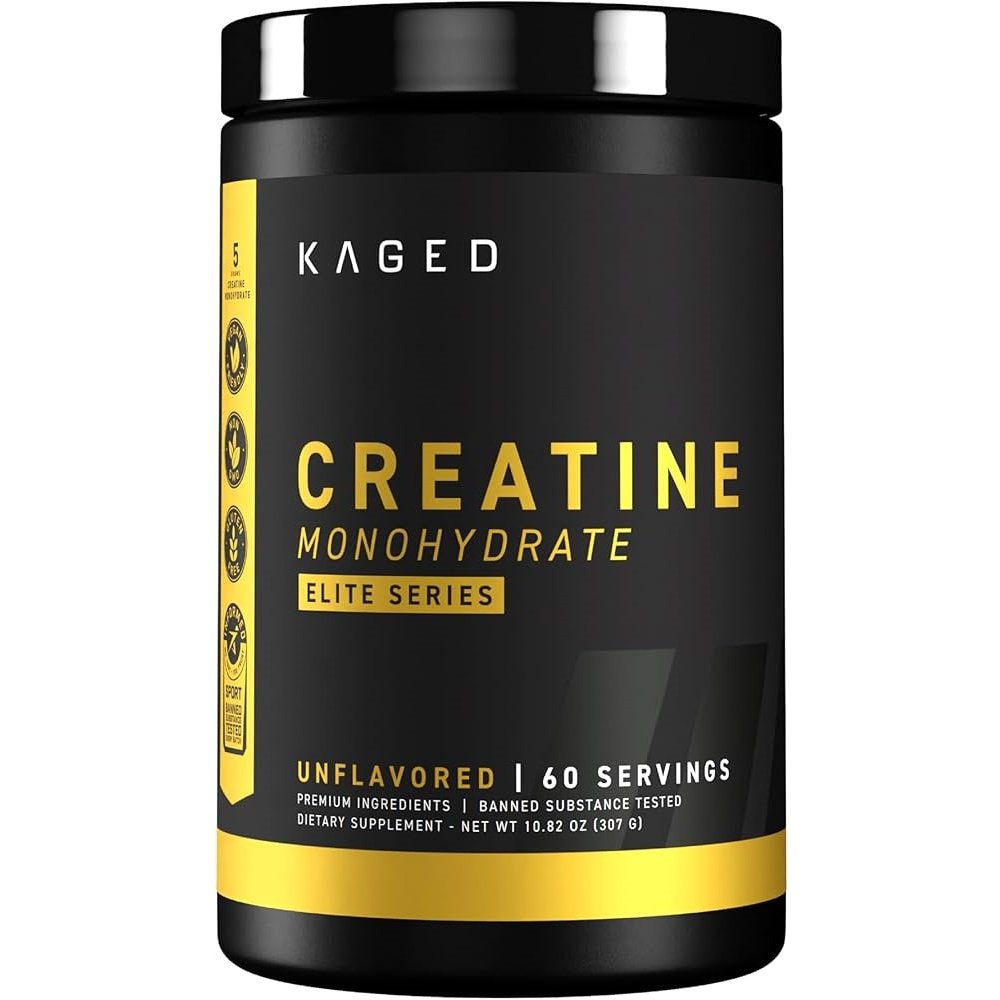 Kaged Muscle Kreatiinmonohüdraat – Elite Series, maitsestamata – 307 grammi