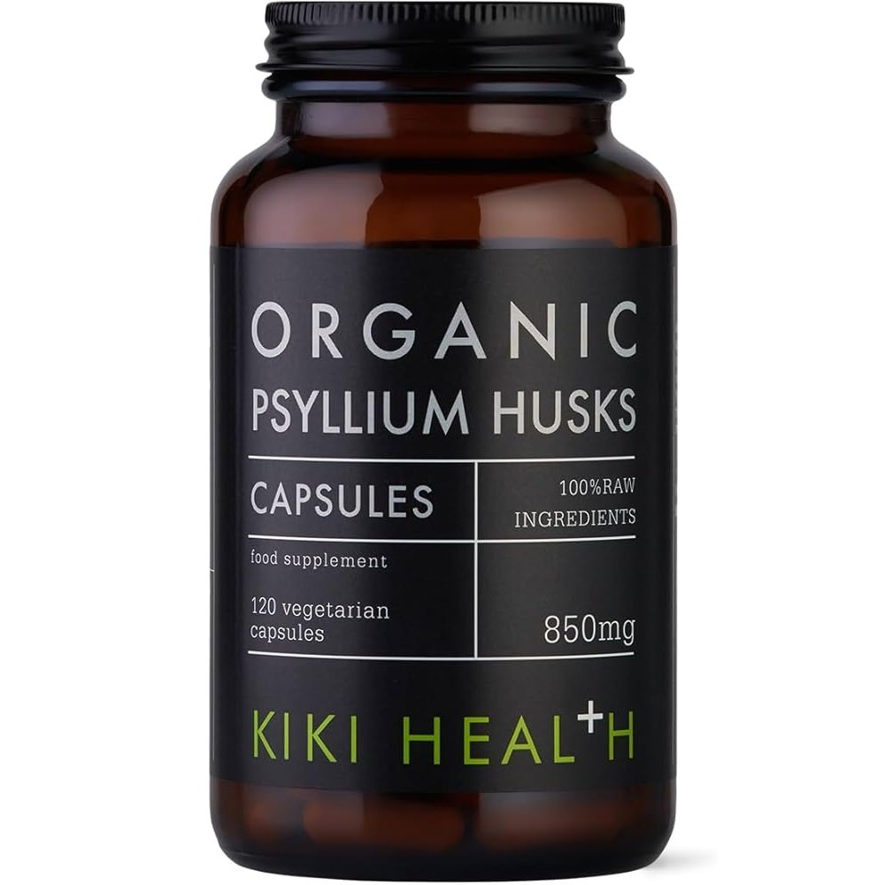 KIKI Health Organic Psylliumi kestad - 120 köögiviljakapslit