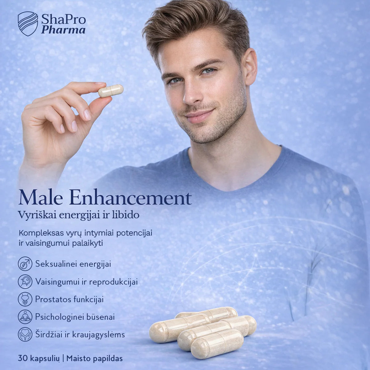 Shapropharma Male Enhancement 30 kapslit