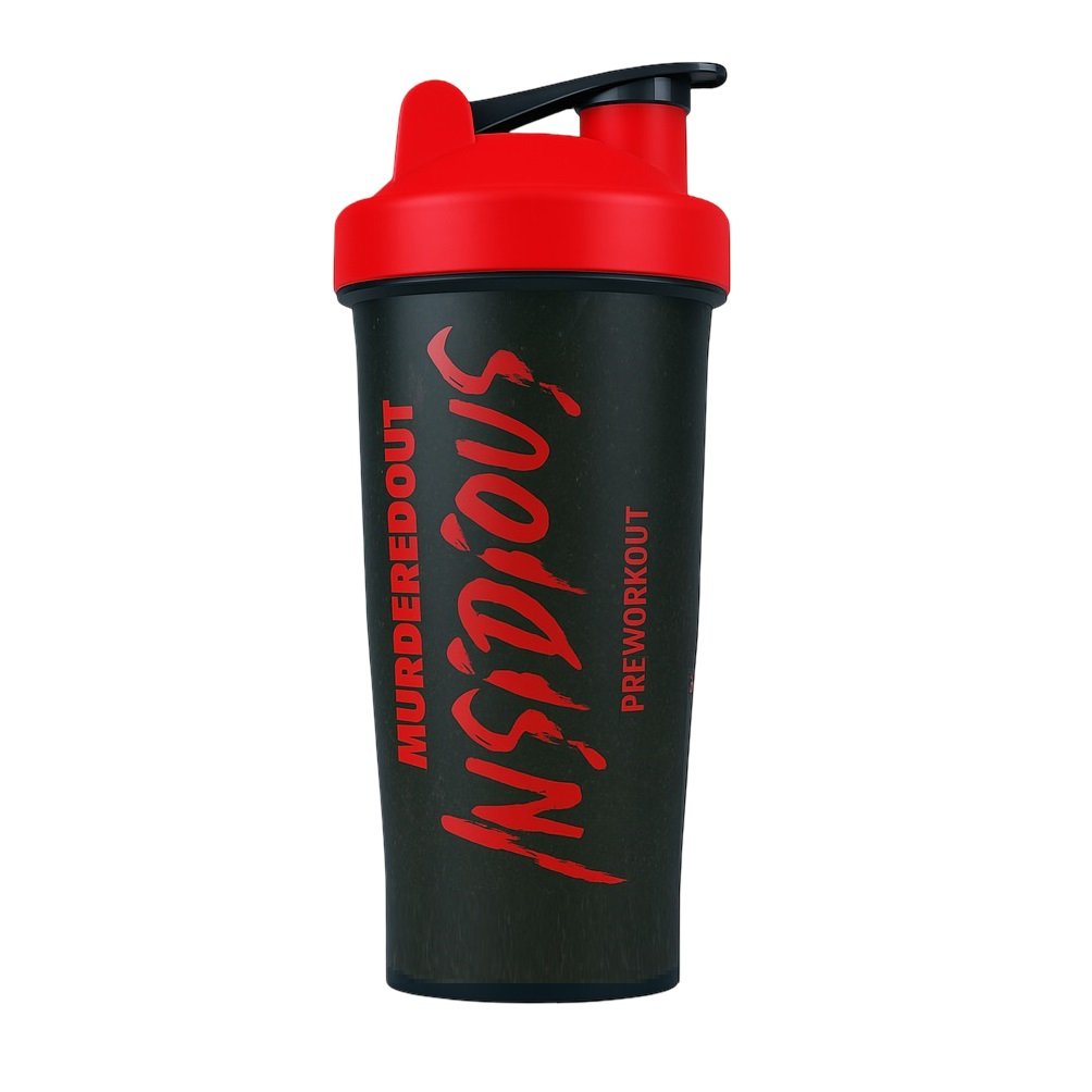 Murdered Out Smartshake Insidious Shaker 600ml Black Red hind