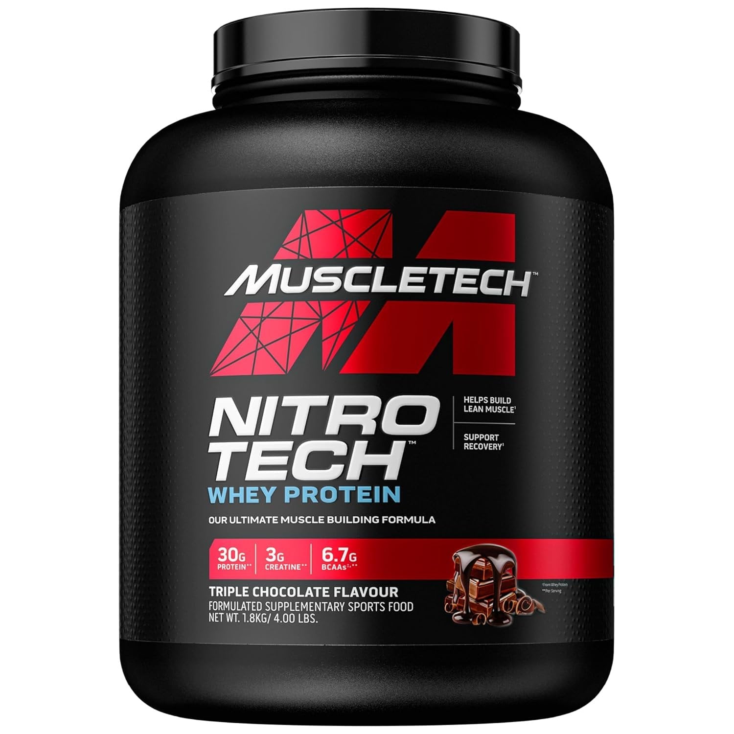 Muscletech Nitro Tech Whey Protein - 1810g hind