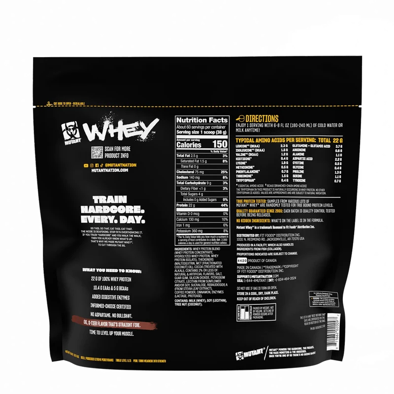 PVL Mutant Whey 2270 g.