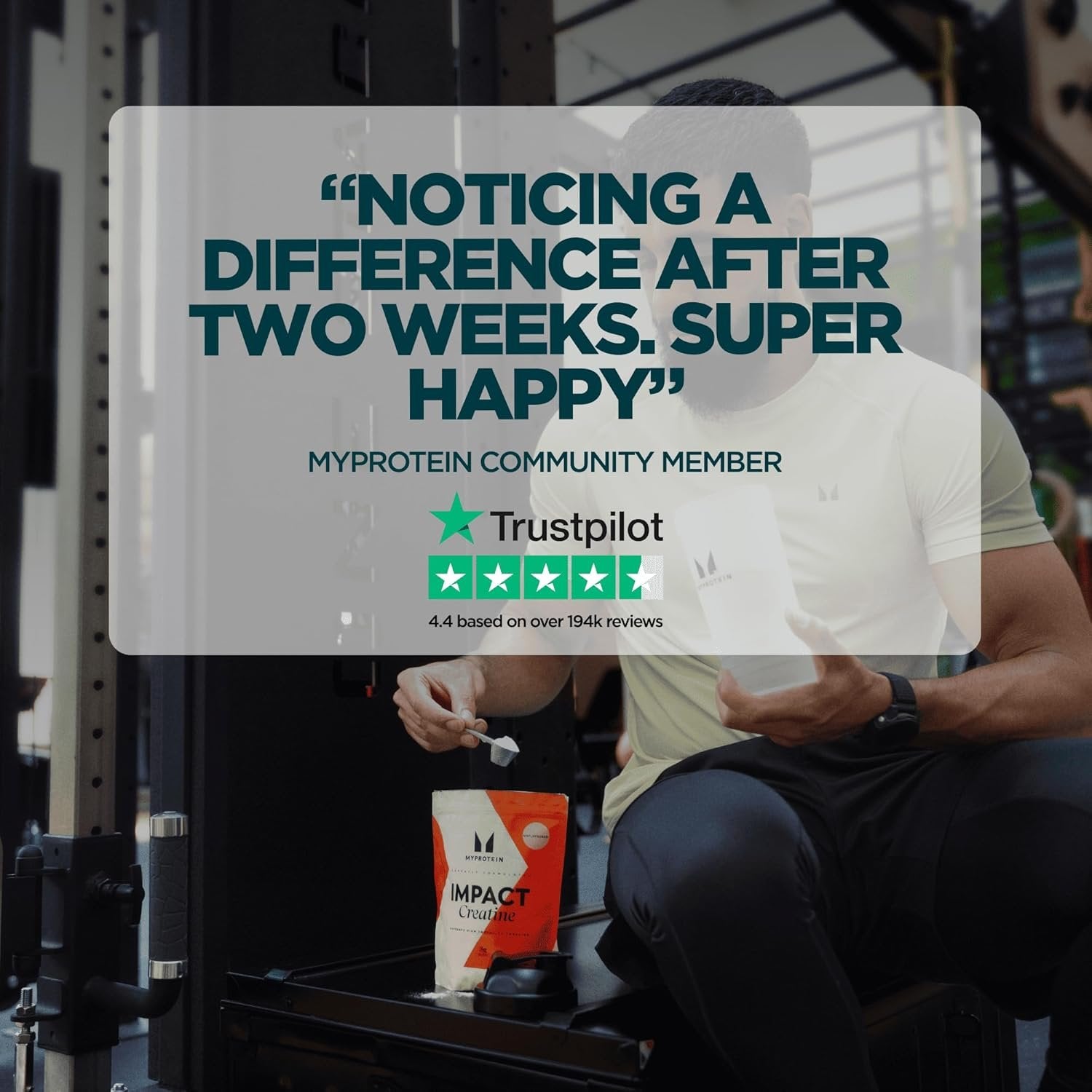 Myprotein Impact Creatine 1kg töökindlus