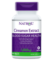 Natrol kaneeli ekstrakt 1000mg 80 tabletti hind