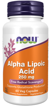 NOW Alpha Lipoic Acid 250mg 60 Veg. Price of capsules