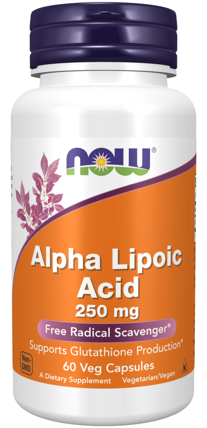 NOW Alpha Lipoic Acid 250mg 60 Veg. Price of capsules