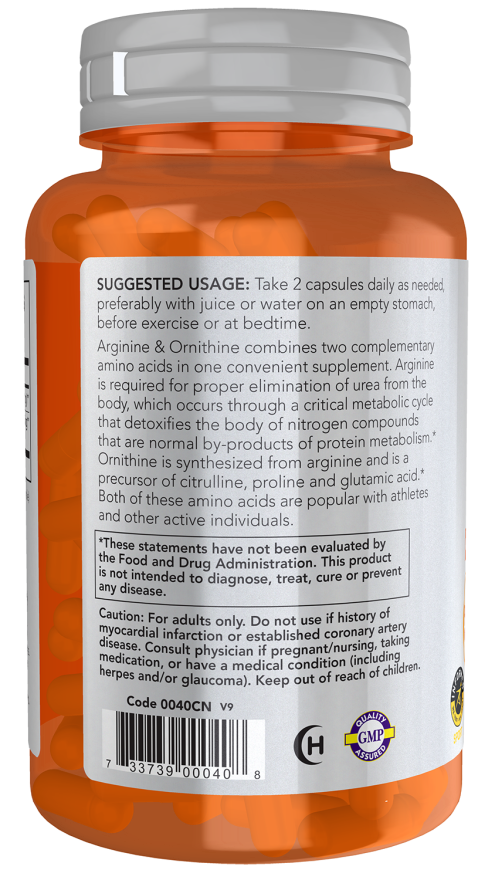 NÜÜD Arginine & Ornithine 100 Veg. Kapslite kasutamine