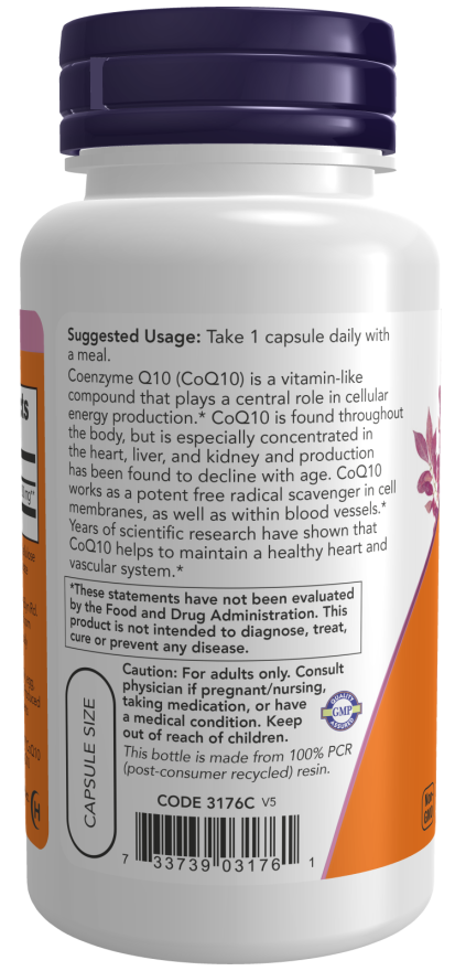 NOW CoQ10 200mg 60 Veg. Use of capsules
