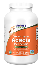 NOW FOODS Acacia, Organic Powder 340g price