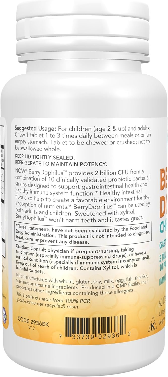 NOW Foodsi BerryDophilus kasutamine