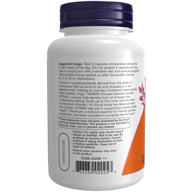 NOW Foods, Chitosan Plus Chromium, 500 mg, 120 Veg Kapslite hinna tarbimine