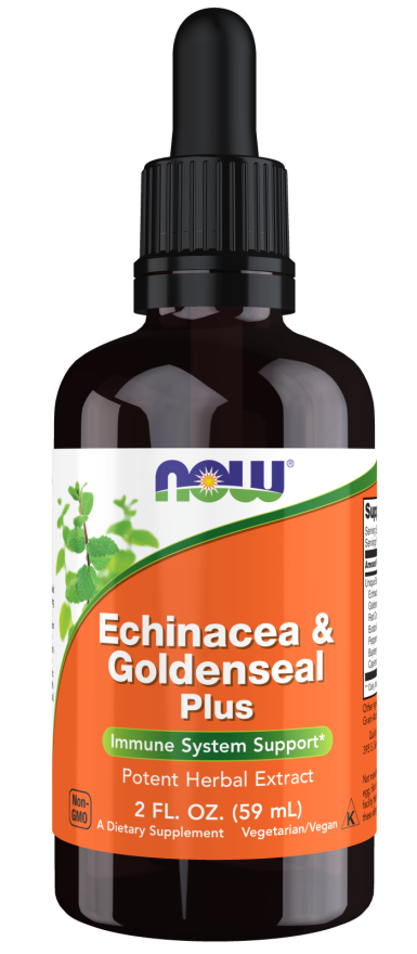 NOW Foods Echinacea & Goldenseal Plus - 60 ml. hind