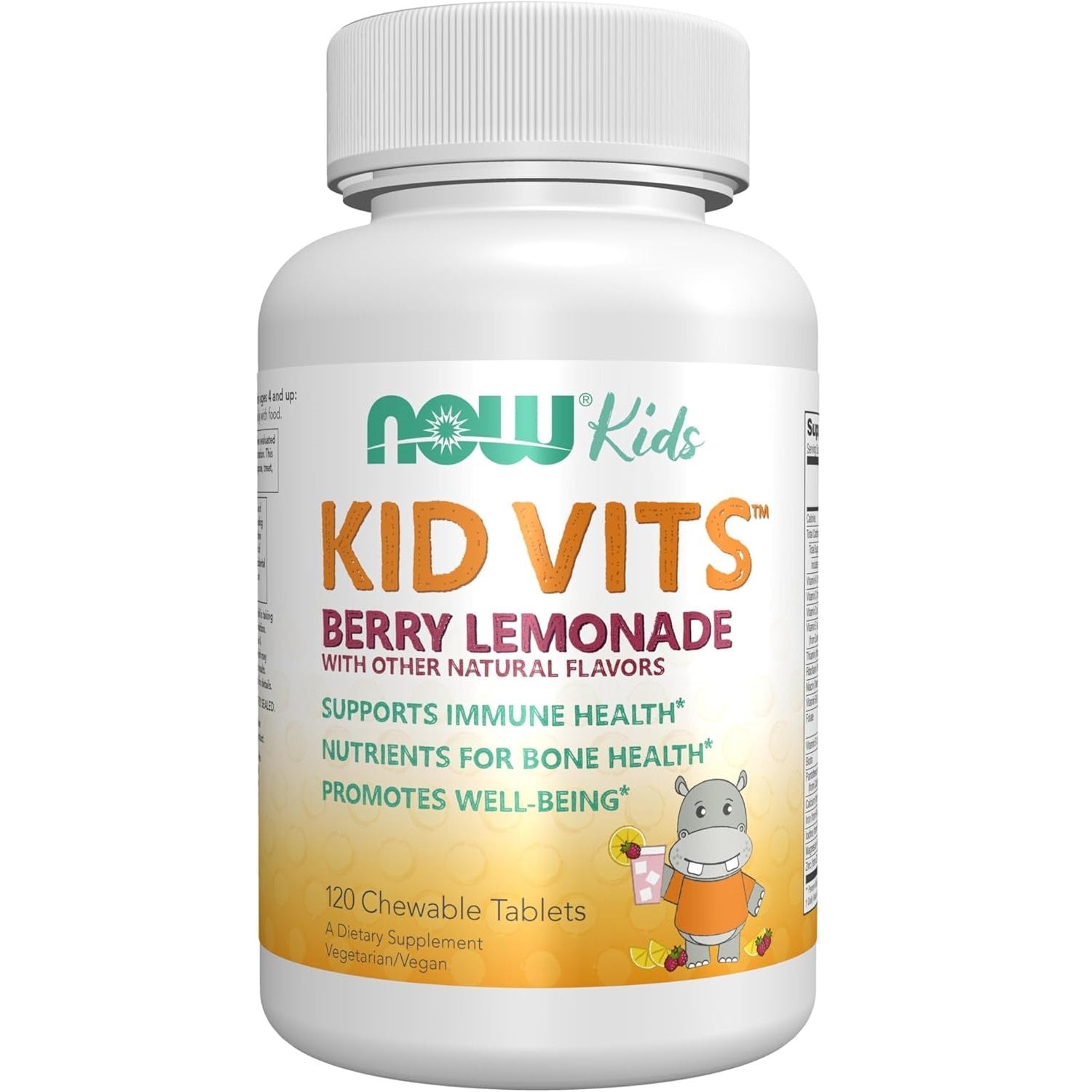 NOW Foods Kid Vits - Berry Limonade - 120 närimistüki hind