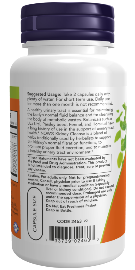 Using NOW Foods Kidney Cleanse 90 vcaps
