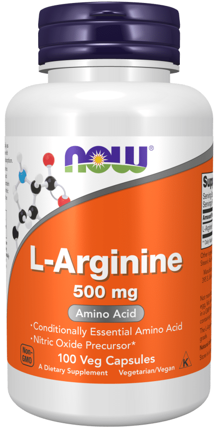 Now Foods L-arginiini hind 500 mg – 100 kapslit