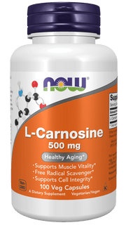 NOW Foods L-karnosiin 500mg 100vcaps hind