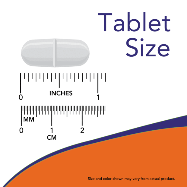 NOW Foods L-Lysine 1000mg 100tab tablet size