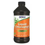 NOW Foods Liquid Chlorophyll, Natural Mint - 16 fl oz (473 ml)