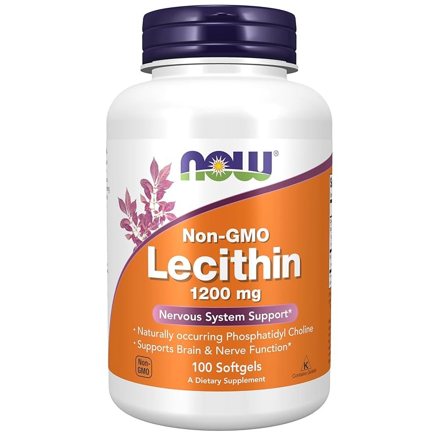 NOW Foods Non-GMO Lecithin 1200 mg 100 Softgels price