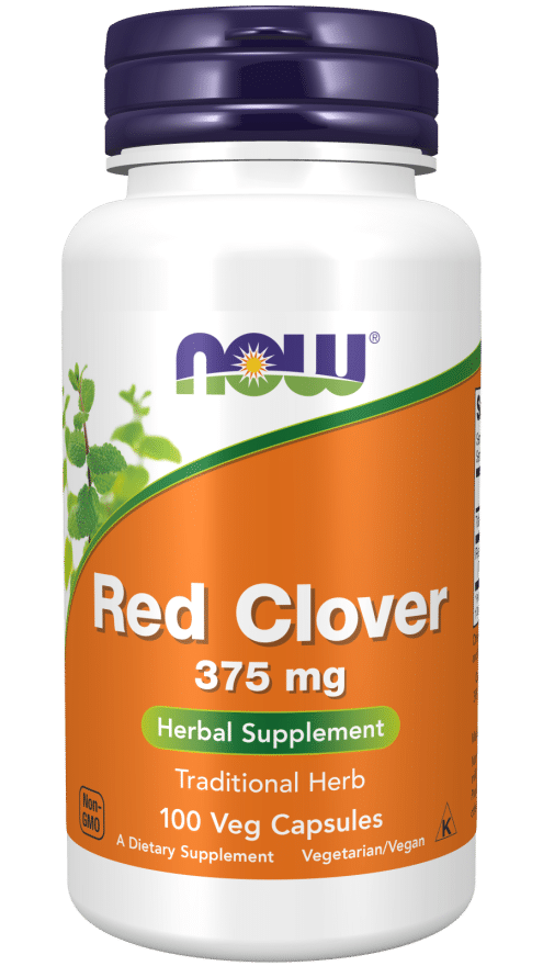 NOW Foods Red Clover 375 mg 100 kapslit