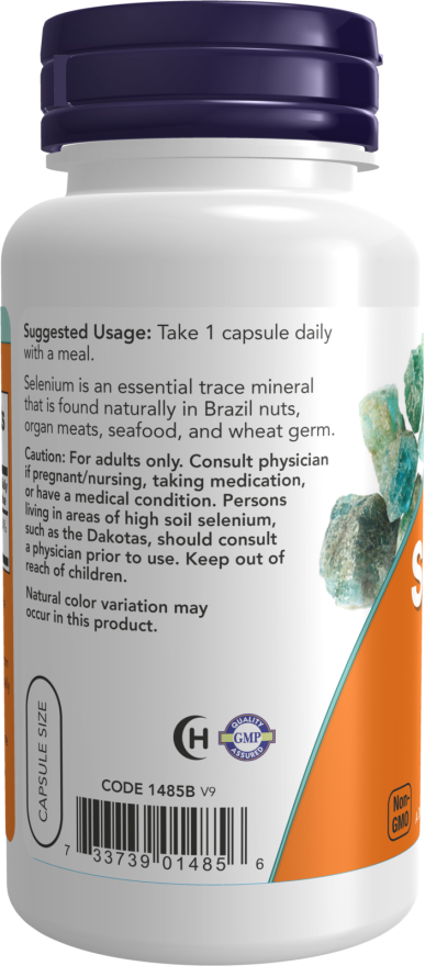 Nüüd Foods Selenium 200 mcg 90 Veg kapslit odavalt