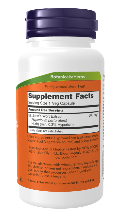 NOW Foods naistepuna – 300mg – 100 vcaps koostis