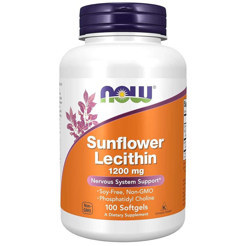 NOW Foods päevalille letsitiin 1200mg 100 pehmet geeli hind