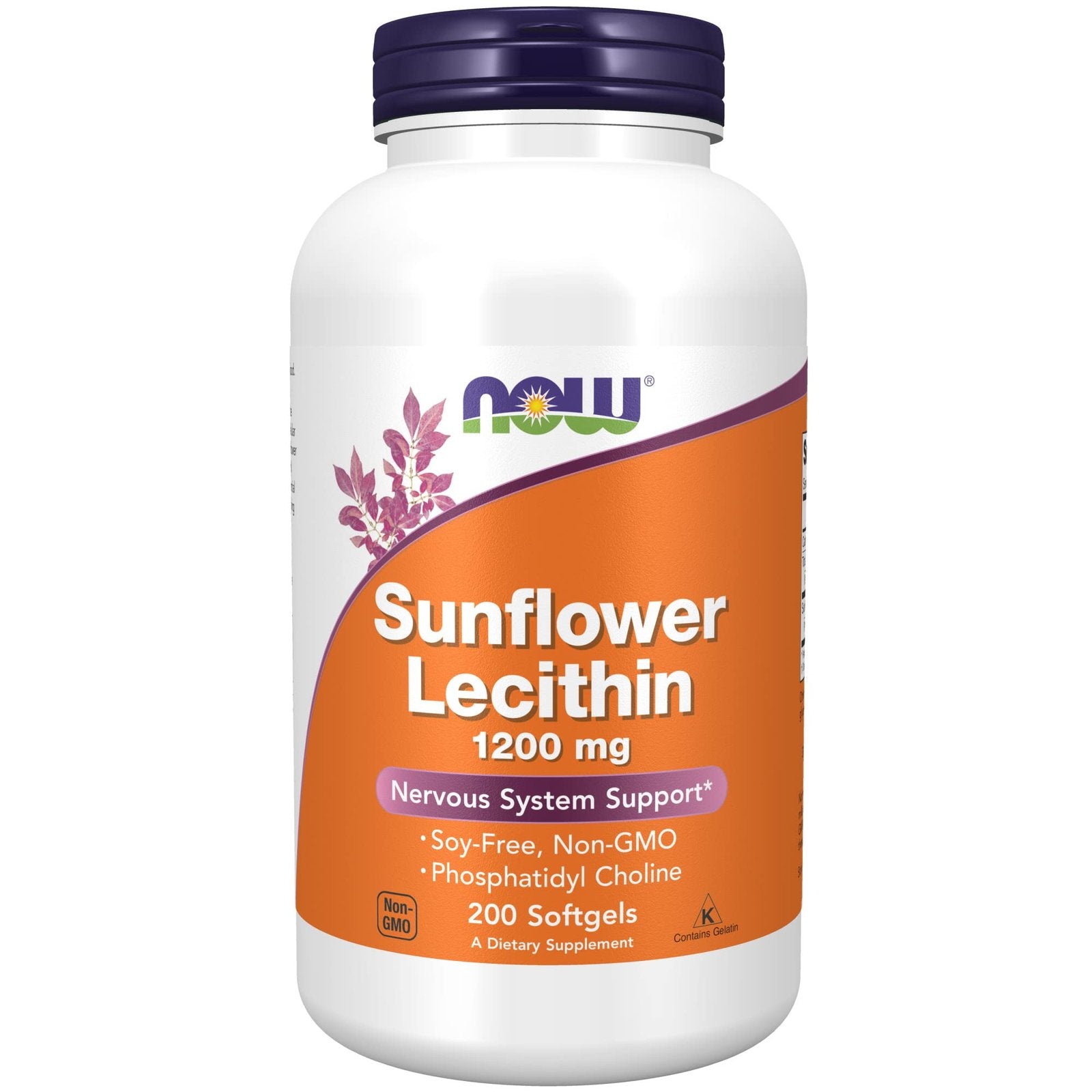 NOW Foods päevalille letsitiin 1200mg 200 softgels hinnapakkumine