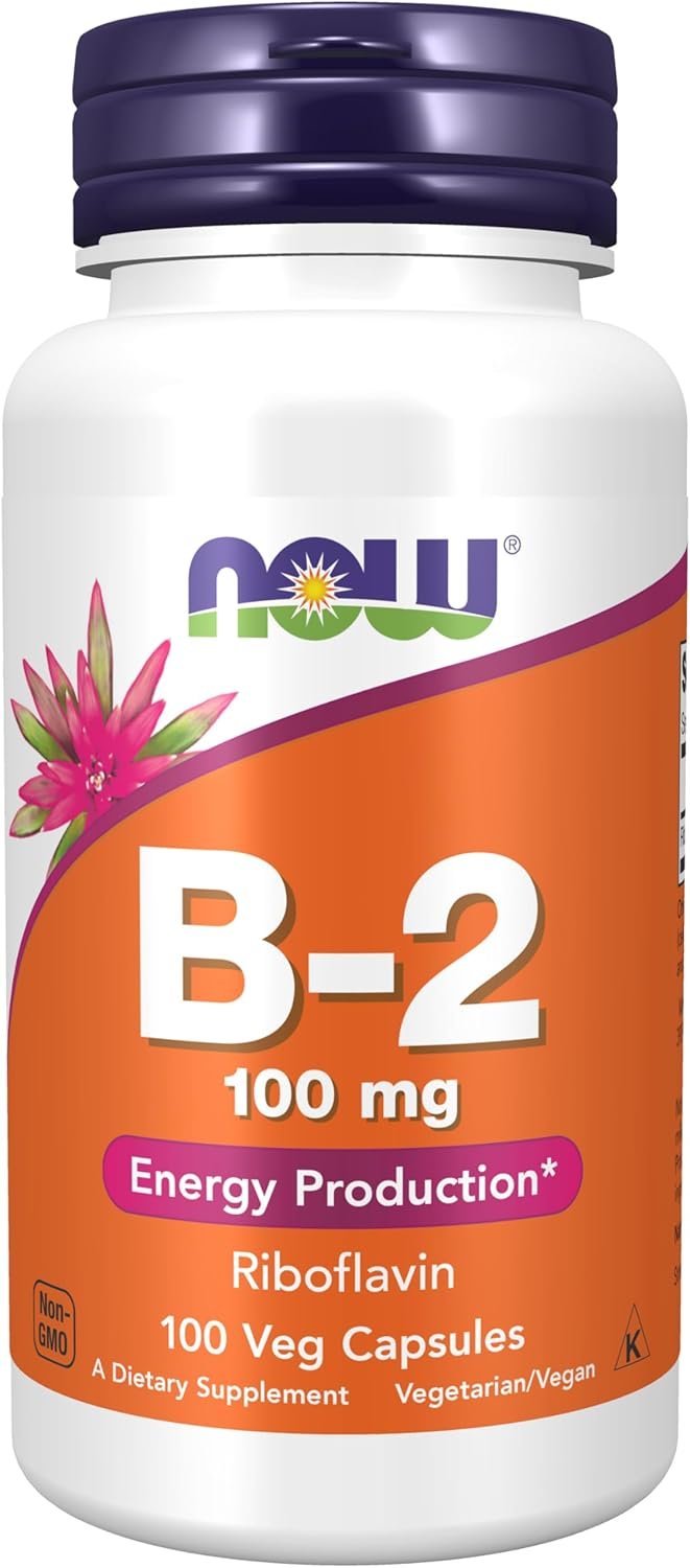 Now Foods Vitamiin B-2 Riboflaviin 100 mg 100 veg kapslite hind on odav