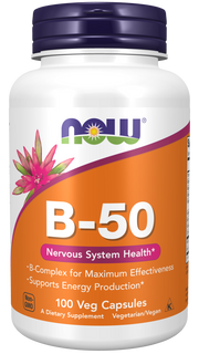 Nüüd Foods Vitamiin B-50 mg 100 Veg Kapslit hind