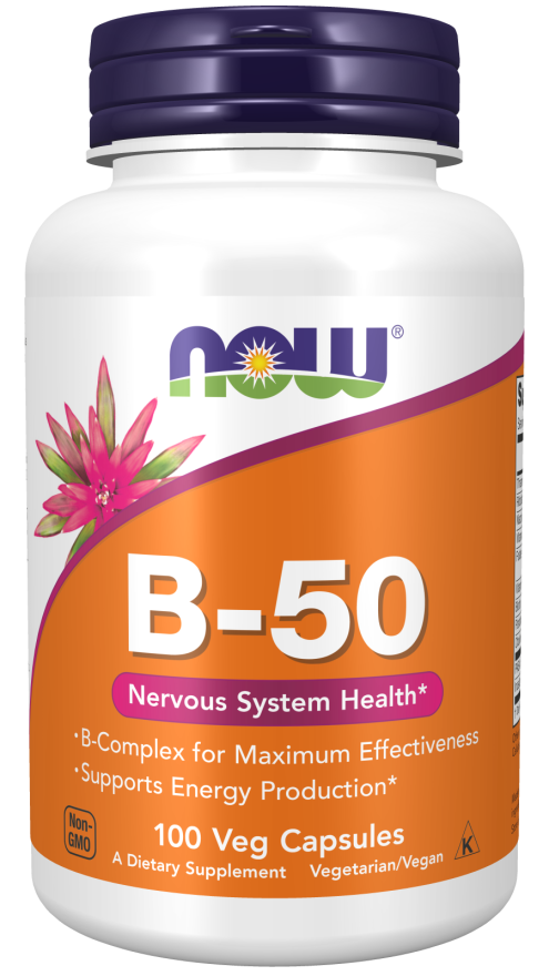 Nüüd Foods Vitamiin B-50 mg 100 Veg Kapslit hind