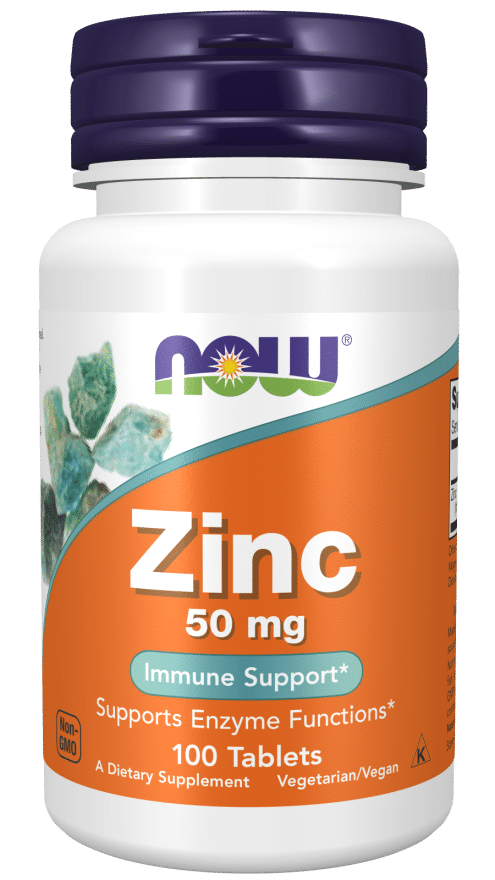 NOW tsinkglükonaat 50 mg 100 tabletti