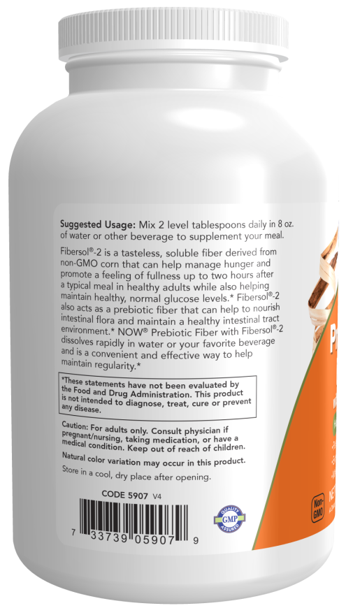 Kasutades NOW Prebiootilisi kiudaineid koos Fibersol-2-ga 340g