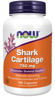 NOW Shark Cartilage 750mg 100 caps hind