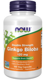 NowFoods Ginkgo Biloba Double Strength 120 mg 100 Veg Capsules price