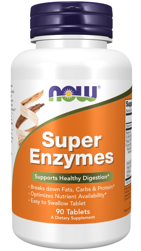 Nüüd Foods Super Enzymes 90 Tableti hind